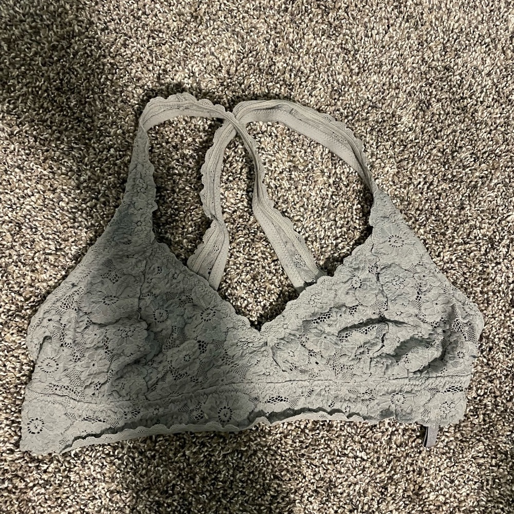 Grey Lace Bralette